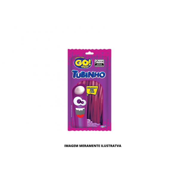 BALA - RICLAN - 70g TUBINHO GO JELLY UVA